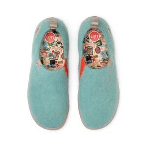 UIN Women's Walking Shoes Slip On Casual Sneaker Toledo (Ice Green) New No Box